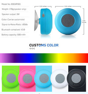 Système de sonorisation pour salle de bain à domicile, système de cinéma maison, mini système audio musical sans fil, IPX-6 BT, haut-parleurs étanches <span class=keywords><strong>BTS</strong></span>-06 - Product Image 6