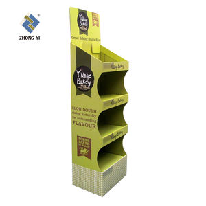 Estante de exhibición de cartón corrugado, estante de exhibición de cartón para suelo Pop personalizado, soporte de exhibición de cartón - Product Image 6