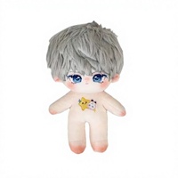 Poupée en coton corps nu en gros, sans squelette, sans caractéristiques spécifiques, poupée célébrité moelleuse, jouet en peluche humanoïde mignon