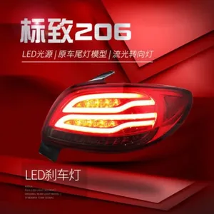 Kit de <span class=keywords><strong>feux</strong></span> arrière <span class=keywords><strong>LED</strong></span> pour Peugeot <span class=keywords><strong>206</strong></span> avec feu stop, clignotant dynamique, feu antibrouillard arrière, installation facile (Plug and Play) - Product Image 3