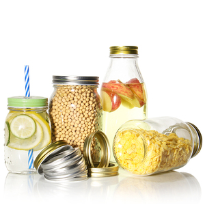 Storage Glass <strong>Jar</strong> Quart With Airtight Lids and Bands Fermenting Pickling Bottle Canning 32oz <strong>Wide</strong> <strong>Mouth</strong> <strong>Mason</strong> <strong>Jars</strong> - Product Image 5