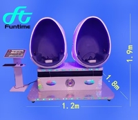 Console de jeu de simulateur de réalité virtuelle Vr électrique simulateur de film 9d chaise d'oeuf de Vr simulateur de Vr