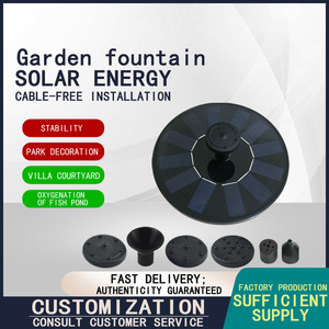 Solaire <span class=keywords><strong>BirdBath</strong></span> Fontaine Pompe Pompe De Fontaine À Énergie Solaire 1.2W Actionné Solaire Flottant Kit de Fontaine pour Jardin et Terrasse - Product Image 2