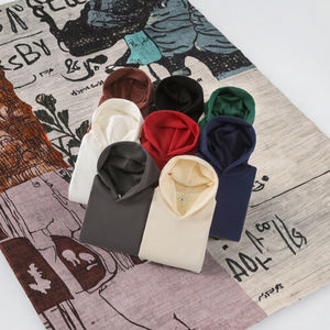 Sweat à capuche décontracté unisexe le plus vendu, coupe régulière, manches longues, tricoté 100 % coton, logo personnalisé, broderie 3D, automne - Product Image 2