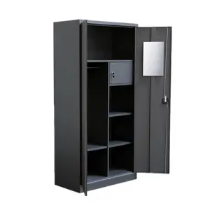 Armadi d'acciaio dell'abbigliamento di prezzi economici 2 porte per l'armadio della camera da letto dell'armadietto dei vestiti - Product Image 1