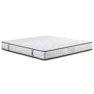 Mattress in a Box Velvet Fabric Bed King Queen Hybrid Single Pocket Spring Memfory Foam Mattress
