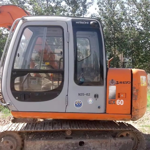 Pelle Hitachi EX60 d'occasion haut de gamme à bas prix 90% nouveau moteur d'origine 6 tonnes utilisé Hitachi EX60 Digger haute performance - Product Image 1