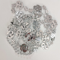 Collier Statement Unisexe en Perles de Quartz Plastique Style Bohème pour la Fête de l'Indépendance, Carnaval et Célébrations Festives