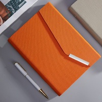 Gran oferta, diario de tapa dura de cuero PU de tamaño A5 personalizado con portalápices, planificador hecho a mano, Agenda, cuaderno con juego de regalo