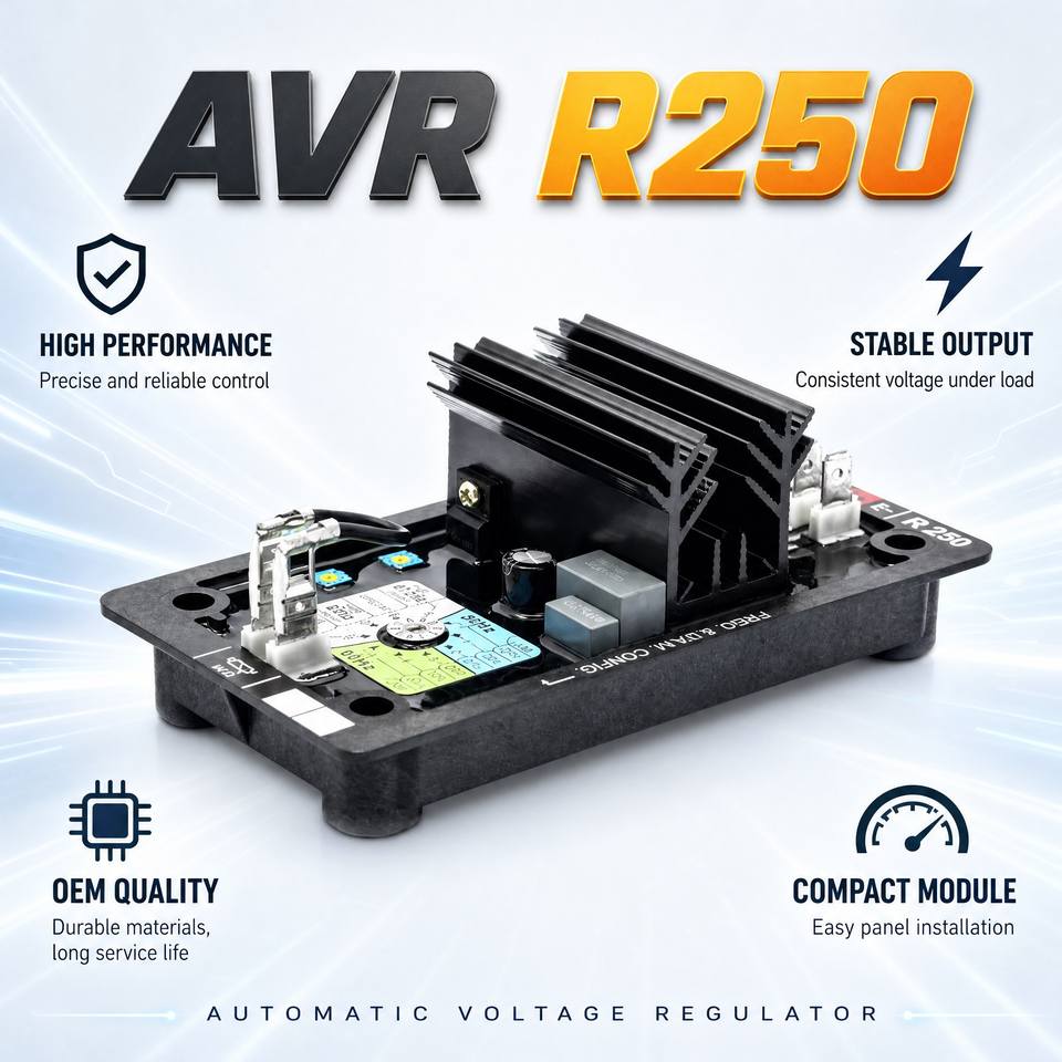 Leroy Somer Generator AVR R250 Automatic Voltage Regulator Module for ...