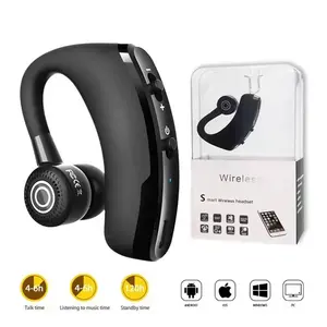 Cheap Price Wireless Blue tooth Headset Business Voice Control Ture Stereo Earhook Earphone With Mic Handsfree