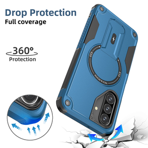 Funda Protectora para <span class=keywords><strong>Samsung</strong></span> <span class=keywords><strong>Galaxy</strong></span> A17 con Soporte Magnético, TPU+PC, Resistente a Impactos, para <span class=keywords><strong>Samsung</strong></span> A16 A56 A57 5G - Product Image 3