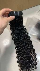 JINHAN Extensiones de Cabello Humano Remy 100% Virgen Rizado Doble Trama Tejido a Máquina 12A 100g/unidad Todos los Colores Permanentes - Product Image 6