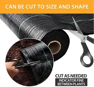 PP Dệt Màng Che Mặt Đất Chống Cỏ Dại Kiểm Soát Vải Blocker Mulch Phim Cảnh Quan Vải <span class=keywords><strong>Barrier</strong></span> Weed Mat - Product Image 3