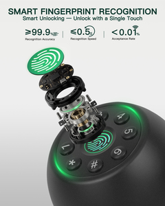 Kunci Pintu Pintar Digital Pengenalan Sidik Jari Kartu Kontrol Aplikasi Sistem Keamanan Perangkat Rumah Pintar Kompatibel Tuya Unlock untuk Pintu Kayu - Product Image 5