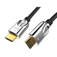 Kabel HDMI VCOM 3 Meter 10ft Kepang HDR 4K 8K 60Hz untuk Monitor, Layar, dan HDTV