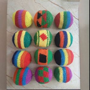 Sacos de Arena Hechos a Mano para Niños, para Lanzar y Atrapar, Sacos de Arena Pequeños para Jardín de Infancia, Escuela Primaria, Clases de Educación Física, Pelotas de Entrenamiento - Product Image 4