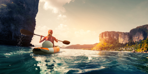 Kayak Inflable de PVC Laminado Resistente de Alta Calidad, Canoa Inflable para 2 Personas con Remos y Bomba de Aire para Uso en Exteriores - Product Image 6