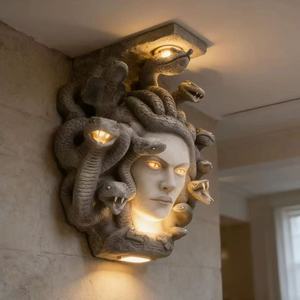 Prodotti Più Venduti: Scultura in Resina di Medusa da Parete - Decorazione di Alta Gamma Ispirata alla <span class=keywords><strong>Mitologia</strong></span> <span class=keywords><strong>Greca</strong></span> - Product Image 2