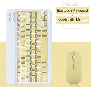 Portable Slim <b>Mini</b> Wireless Combo Mouse and Spanish Keyboard for <b>PC</b> and Mac in Stock - Product Image 1