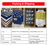 Wistek EU USA Stock Grade A EV E 310Ah 320Ah Lifepo4 Batterie 3.2V LFP Prismatic EV E 302Ah 320Ah Pour RV Boat Home Battery Pack