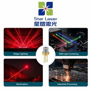 Diodo Láser Rojo SHARP GH0631IA5GM 638nm 150mW TO38 de Cúpula Alta, Modo Único, para Iluminación de Escenario, Iluminación RGB e Industrial - Product Image 3