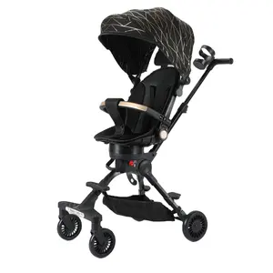 Baby Stroller High View Landscape 360 Rotation Reversible Grows Directly Sale 3 In 1 Baby Pram Carrier Luxury Baby Stroller