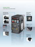 Venta al por mayor Nuevo inversor Delta genuino MS300 reemplaza a la VFD de 7,5 kW delta