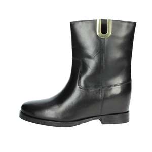 Botines de Mujer Negros K-10350 con Tacón Bajo, Altura del Tacón 36 - Product Image 1