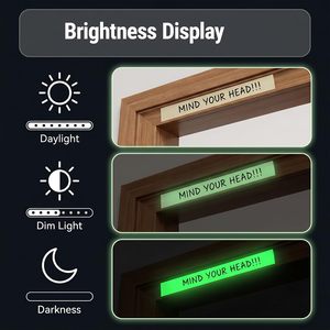 Cinta Fluorescente Verde de 1"x30FT, Cinta de Seguridad Autoadhesiva que Brilla en la Oscuridad <span class=keywords><strong>para</strong></span> Marcado de Seguridad, Decoración de Fiestas, Salas de <span class=keywords><strong>Escape</strong></span>, Manualidades - Product Image 3