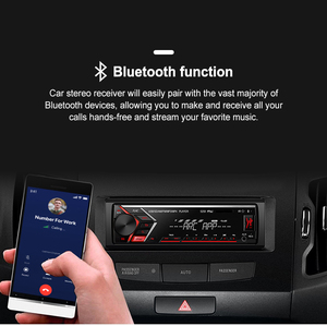 Sản phẩm mới duy nhất DIN autoradio xe Stereo MP3 âm nhạc Máy nghe nhạc BT AUX <span class=keywords><strong>FM</strong></span> <span class=keywords><strong>USB</strong></span> Đài phát thanh xe hơi - Product Image 3