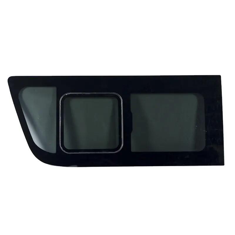 Hiace-ventana lateral central para coche, ventanas deslizantes con vidrio negro de fram, 2014