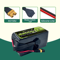 Batterie Lipo RC pour drone FPV GPR POWER OEM, haute capacité, semi-solide, 12S 46.8V 10C 22000mAh, connecteur XT60/XT30, haute puissance