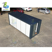 Maison préfabriquée portable en conteneur extensible de 20 pieds, 30 pieds, 40 pieds, à prix avantageux