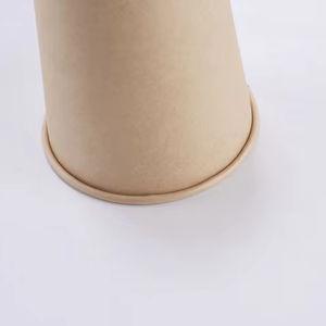 Gobelets en Papier Kraft Personnalisés Jetables <span class=keywords><strong>avec</strong></span> Couvercles pour Emballage Alimentaire à Emporter – Boîtes à Lunch, Saladiers et Tasses à Café - Product Image 3