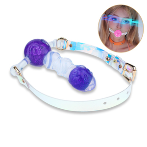 CF-K9172 Accessoires de bondage buccal en silicone, <span class=keywords><strong>boule</strong></span> de gag, jouets érotiques, jeux de contrainte pour adultes, jouets sexuels à bouche ouverte pour femmes et hommes - Product Image 1