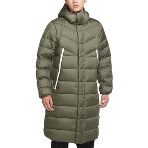 Piumino Lungo da <span class=keywords><strong>Uomo</strong></span> Personalizzato <span class=keywords><strong>con</strong></span> Cappuccio, Impermeabile, Caldo, Imbottito, Sportivo, Casual, Lunghezza al Ginocchio, <span class=keywords><strong>con</strong></span> Cerniera, per Adulti - Product Image 2