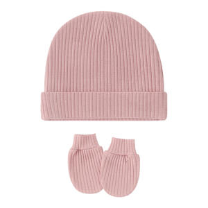 Meilleur cadeau pour nouveau-né : <span class=keywords><strong>bonnet</strong></span> et moufles tendance, <span class=keywords><strong>bonnet</strong></span> bébé tricoté multicolores, gants chauds, ensemble d'accessoires pour bébé - Product Image 4