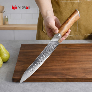 Couteau de Chef Professionnel Premium en Acier Carbone Damas VG10, Couteau de Cuisine Polyvalent pour Viande Rôtie, <span class=keywords><strong>Jambon</strong></span>, <span class=keywords><strong>Dinde</strong></span> - Product Image 5