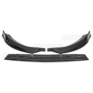 Carbon Fiber Look/Black <b>Car</b> Front Bumper Lip Body Kit Spoiler Protector Lip <b>Diffuser</b> Guard for Mercedes for Benz Vito 2015-2019 - Product Image 5