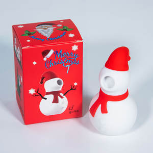 Vibrador de Succión con Forma de Muñeco de Nieve para Masturbación Femenina, Estimulador de Clítoris y Pezones, Masajeador Erótico de Punto G - Product Image 1