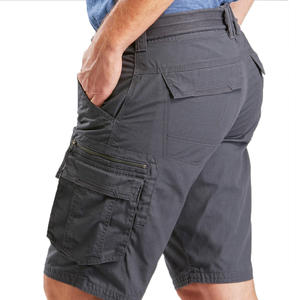 Shorts cargo modernes pour hommes, longueur genou, taille mi-haute, braguette zippée, compartiment téléphone, poche RFID, respirant, écologique, séchage rapide - Product Image 5