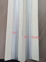 Profilé d'angle intérieur à 90 degrés 2,44 m/3,05 m/Personnalisé, profilé métallique recouvert de papier pour la construction murale