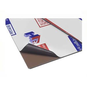 الأسود والأبيض غشاء رقيق واقٍ من البولي إثيلين للألومنيوم لوح مركب ورقة - Product Image 3