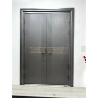 Puerta Exterior Antirrobo de Aleación de Aluminio Fundido Resistente a la Intemperie ODM para Puerta Pivotante y Puerta Principal con Acabado Anodizado