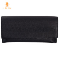 Étui de rangement pour lunettes à pliage horizontal, coffret cadeau avec chiffon de nettoyage doux pour verres et carte décorative délicate