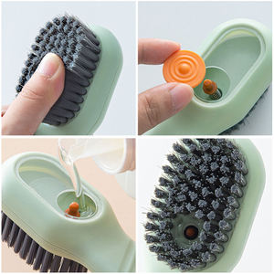 Cepillo para Zapatos con Dispensador de Jabón Incorporado, Herramienta de Limpieza para Lavar Zapatos, Tipo Presión Perfecta, Herramienta Doméstica - Product Image 6