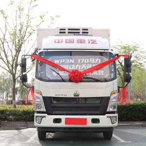 Moteur de réduction du bruit à économie d'énergie HOWO camion réfrigéré livraison d'aliments surgelés la nuit chaîne du froid à faible bruit - Product Image 6