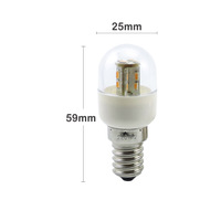Ampoule LED E14 spéciale E12 E17 B15 2W pour équipement : réfrigérateur, machine à coudre, remplace les indicateurs, système d'énergie solaire
