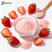 Natuurlijk Superfood Aardbeipoeder Groothandel Aardbeien Sap Poeder voor Functionele Drank Supplementen